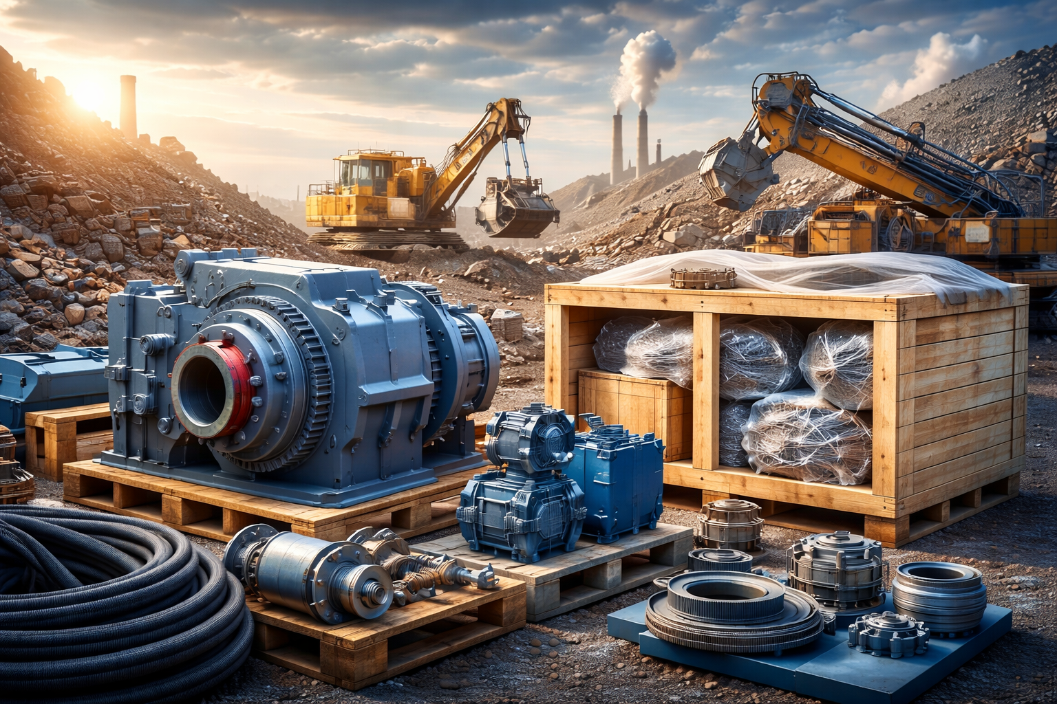 Поставка оборудования в обрешётке — Промтех, Норильск