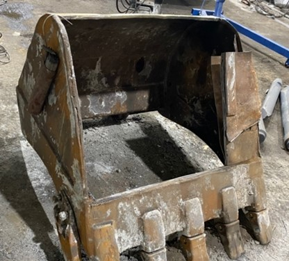 Ковш после восстановления и усиления