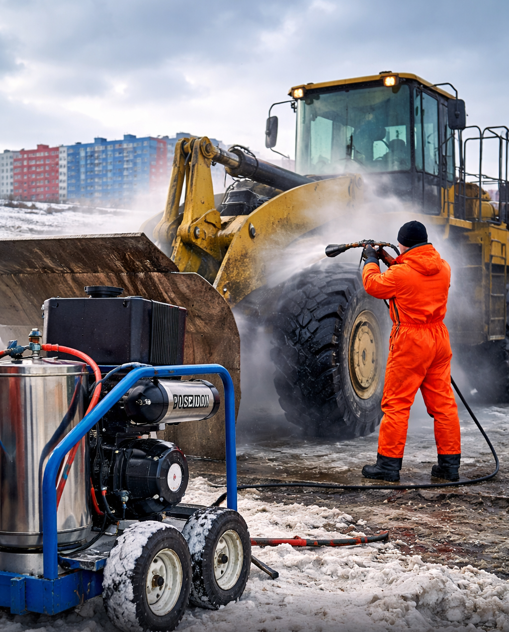 Выездная мойка «Посейдон» в работе — видео